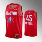 camiseta Donovan Mitchell #45 nba all star 2020 rojo
