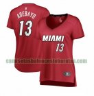 Camiseta Bam Adebayo 13 Miami Heat statement edition Rojo Mujer