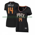 Camiseta Cheick Diallo 14 Phoenix Suns statement edition Negro Mujer