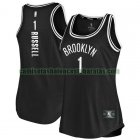 Camiseta D'Angelo Russell 1 Brooklyn Nets icon edition Negro Mujer