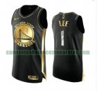 Camiseta Damion Lee 1 Golden State Warriors 2020-21 Golden Edition Swingman negro Hombre
