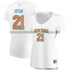 Camiseta Damyean Dotson 21 New York Knicks association edition Blanco Mujer