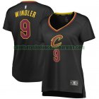Camiseta Dylan Windler 9 Cleveland Cavaliers clasico Negro Mujer