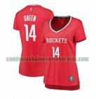 Camiseta Gerald Green 14 Houston Rockets icon edition Rojo Mujer