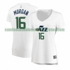 Camiseta Juwan Morgan 16 Utah Jazz association edition Blanco Mujer