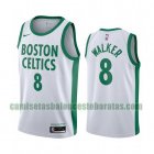 Camiseta Kemba Walker 8 Boston Celtics 2020-21 City Edition Blanco Hombre