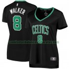 Camiseta Kemba Walker 8 Boston Celtics statement edition Negro Mujer