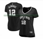 Camiseta LaMarcus Aldridge 12 San Antonio Spurs icon edition Negro Mujer