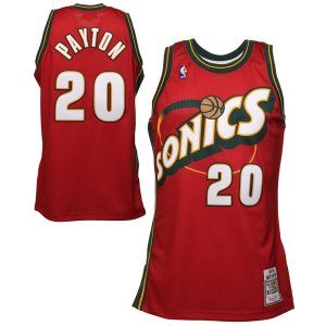 Camiseta NBA Gary Payton 20 1997-98 Seattle SuperSonics Roja