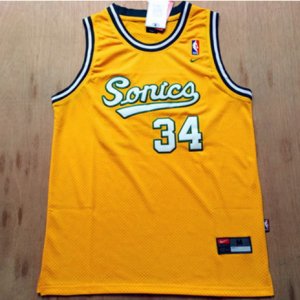 Camiseta NBA Ray Allen 34 Seattle SuperSonics Amarillo