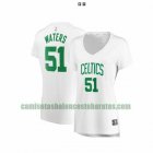 Camiseta Tremont Waters 51 Boston Celtics association edition Blanco Mujer