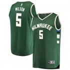 Camiseta D.J. Wilson 5 Milwaukee Bucks Icon Edition Verde Hombre