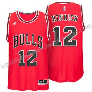 equipacion chicago bulls 2014-2015 kirk hinrich #12 roja