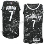 camiseta brooklyn nets con joe johnson #7 luces negro
