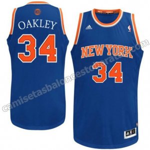 camiseta charles oakley #34 new york knicks revolucion 30 azul