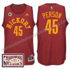 camiseta chuck person 45 indiana pacers 2016-2017 50th roja