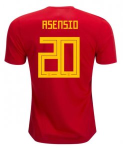 camiseta futbol asensio Espana primera equipacion 2018