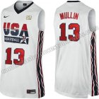 camisetas de baloncesto chris mullin #13 nba usa 1992 blanca