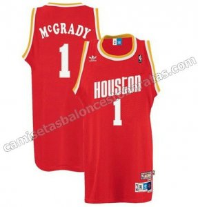 camisetas nba tracy McGrady #1 houston rockets soul roja
